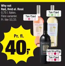 Calle Why not Rød, Hvid el. Rosé tilbud