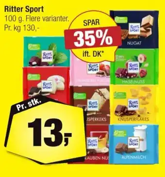 Calle Ritter Sport tilbud
