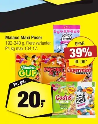 Calle Malaco Maxi Poser tilbud