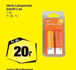 Calle Idento Læbepomade Solstift 2-pk tilbud