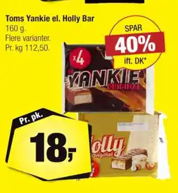 Calle Toms Yankie el. Holly Bar tilbud