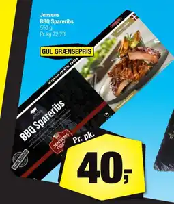 Calle Jensens BBQ Spareribs tilbud