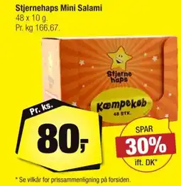 Calle Stjernehaps Mini Salami tilbud