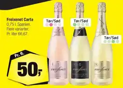 Calle Freixenet Carta tilbud