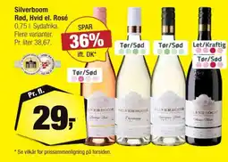 Calle Silverboom Rød, Hvid el. Rosé tilbud