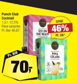 Calle Punch Club Cocktail tilbud