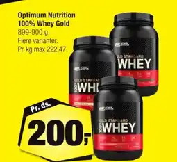 Calle Optimum Nutrition 100% Whey Gold tilbud
