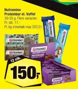 Calle Nutramino Proteinbar el. Vaffel tilbud