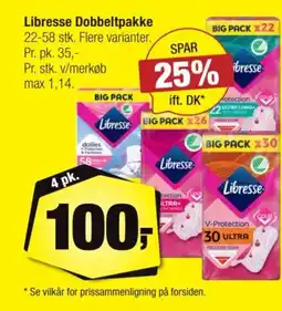 Calle Libresse Dobbeltpakke tilbud
