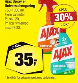 Calle Ajax Spray el. Universalrengøring tilbud