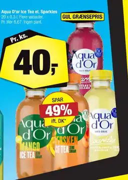 Calle Aqua D'or Ice Tea el. Sparkles tilbud