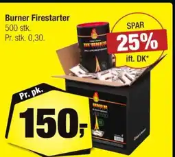 Calle Burner Firestarter 500 stk. tilbud
