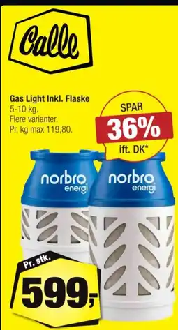 Calle Gas Light Inkl. Flaske tilbud