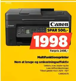 Power Canon Multifunktionsprinter Nem at bruge og omkostningseffektiv tilbud