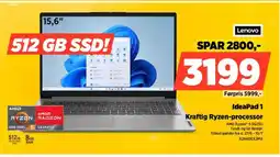Power Lenovo Kraftig Ryzen-processor tilbud