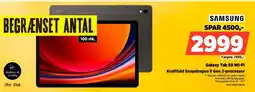 Power SAMSUNG Galaxy Tab S9 Wi-Fi Kraftfuld Snapdragon 8 Gen 2-processor tilbud