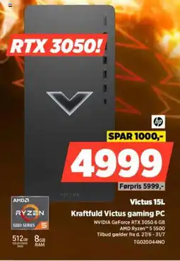 Power Victus Kraftfuld Victus gaming PC tilbud