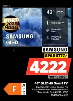 Power 43" QLED 4K Smart TV tilbud