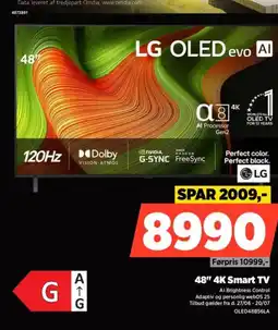 Power LG 48" 4K Smart TV tilbud