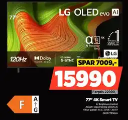 Power LG 77" 4K Smart TV tilbud