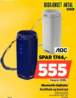Power Лос Bluetooth-højttaler Kraftfuld og bred lyd tilbud