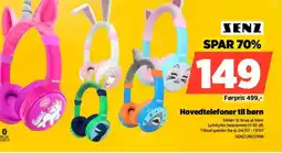 Power SENZ Hovedtelefoner til børn tilbud