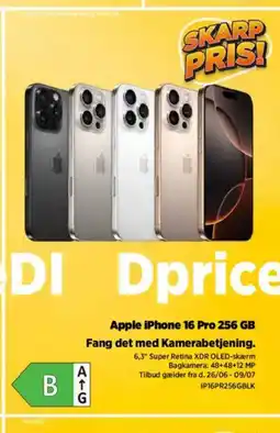 Power Apple iPhone 16 Pro 256 GB tilbud