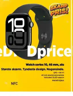 Power Watch series 10, 46 mm, alu tilbud