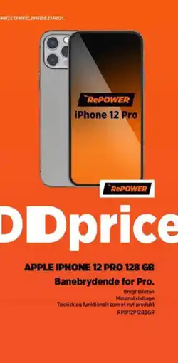 Power APPLE IPHONE 12 PRO 128 GB Banebrydende for Pro. tilbud