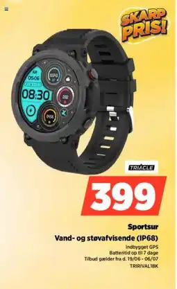 Power TRIACLE Sportsur Vand- og støvafvisende (IP68) tilbud