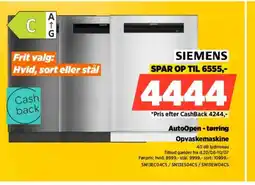 Power SIEMENS AutoOpen - tørring Opvaskemaskine tilbud