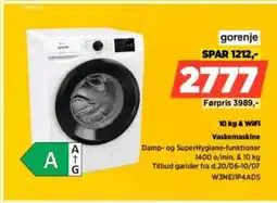 Power Gorenje & wifi vaskemaskine tilbud