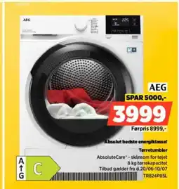 Power AEG Absolut bedste energiklasse! tilbud