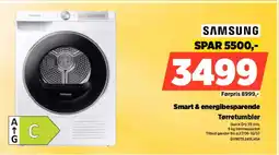 Power SAMSUNG Smart & energibesparende Tørretumbler tilbud