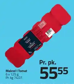 Fleggaard Makrel I Tomat tilbud