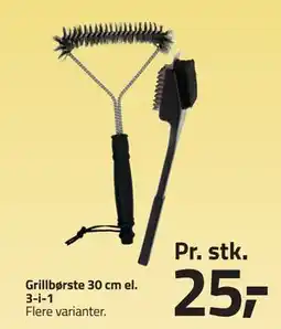 Fleggaard Grillbørste 30 cm el. 3-i-1 tilbud