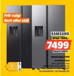 Power SAMSUNG MetalCooling & WIFI Amerikanerskab tilbud