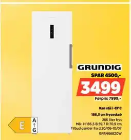 Power GRUNDIG Kan stå i -15°C tilbud