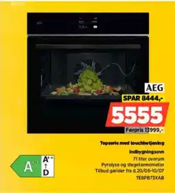 Power AEG S Topserie med touchbetjening Indbygningsovn tilbud