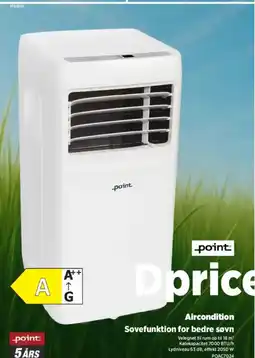 Aircondition Sovefunktion for bedre søvn