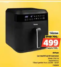Power Airfryer Lav mad til op til 9 personer tilbud
