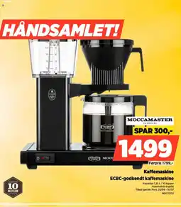 Power Kaffemaskine ECBC-godkendt kaffemaskine tilbud
