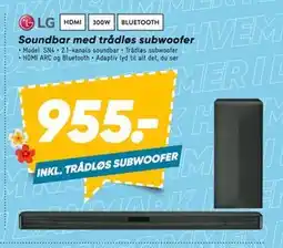Bilka Soundbar med trådløs subwoofer, DKK 955 tilbud