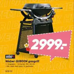 Bilka Weber Q2800N gasgrill, DKK 2999 tilbud