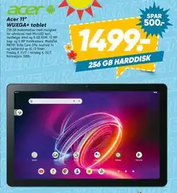 Bilka Acer 11” WUXGA+ tablet, DKK 1499 tilbud