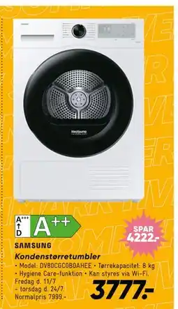 Bilka Kondenstørretumbler, DKK 3777 tilbud