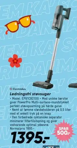 Bilka Ledningsfri støvsuger, DKK 1395 tilbud