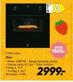 Bilka Ovn, DKK 2999 tilbud