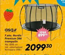 Bilka Nordic Premium 366 trampolin, DKK 2099.3 tilbud