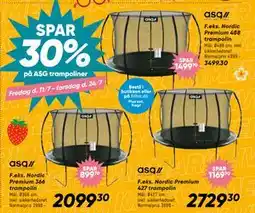 Bilka SPAR 30% på ASG trampoliner tilbud